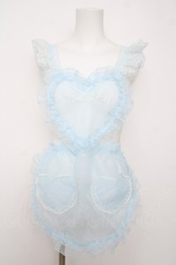画像1: Angelic Pretty / Heart Fairyフリルエプロン  サックス Y-26-04-07-042-AP-TO-SZ-ZY