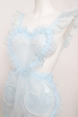 画像3: Angelic Pretty / Heart Fairyフリルエプロン  サックス Y-26-04-07-042-AP-TO-SZ-ZY