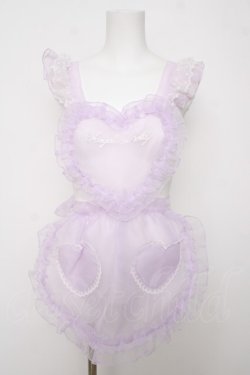 画像1: Angelic Pretty / Heart Fairyフリルエプロン  ラベンダー Y-26-04-07-043-AP-TO-SZ-ZY