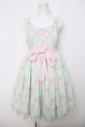 Angelic Pretty / Sweetie Ribbonジャンパースカート  ミント Y-26-04-07-045-AP-OP-SZ-ZY