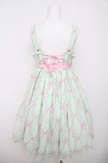 画像2: Angelic Pretty / Sweetie Ribbonジャンパースカート  ミント Y-26-04-07-045-AP-OP-SZ-ZY (2)