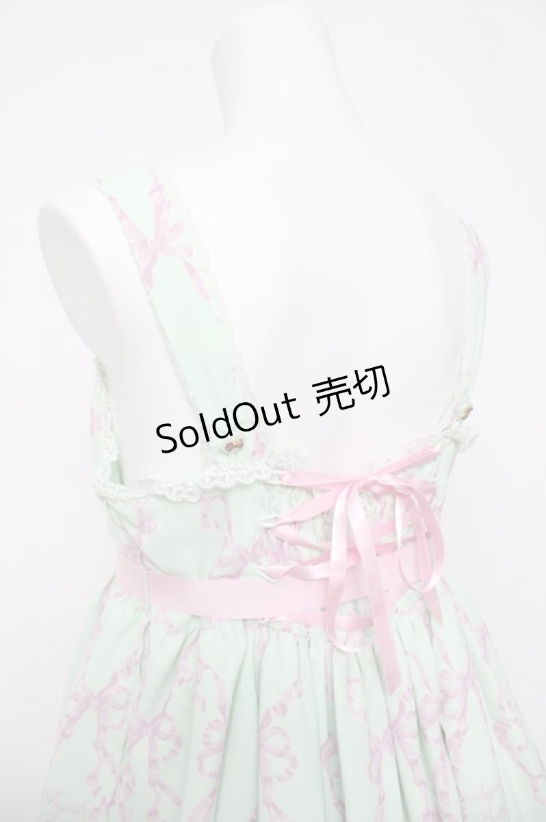 画像5: Angelic Pretty / Sweetie Ribbonジャンパースカート  ミント Y-26-04-07-045-AP-OP-SZ-ZY (5)