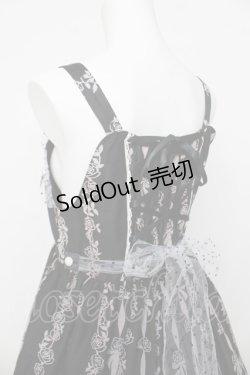 画像5: BABY, THE STARS SHINE BRIGHT / Sugar Rose Tea Timeプリントハートジャンパースカート  黒 Y-26-04-07-046-BA-OP-SZ-ZY