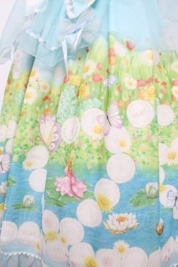 画像4: BABY, THE STARS SHINE BRIGHT / Thumbelina Fairy Tale〜未来への旅立ち〜柄ペタルエプロンジャンパースカート  サックス Y-26-04-07-047-BA-OP-SZ-ZY