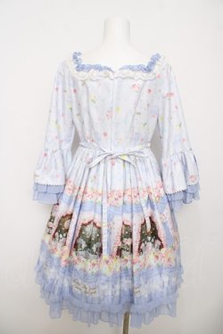 画像2: BABY, THE STARS SHINE BRIGHT / 夢色に花舞うPrincess Garden Party柄ワンピース  ラベンダー Y-26-04-07-051-BA-OP-SZ-ZY