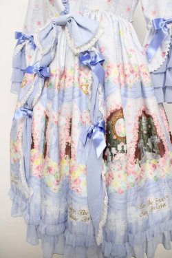 画像4: BABY, THE STARS SHINE BRIGHT / 夢色に花舞うPrincess Garden Party柄ワンピース  ラベンダー Y-26-04-07-051-BA-OP-SZ-ZY