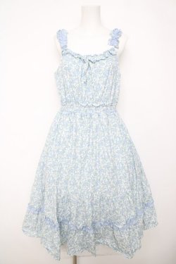 画像1: axes femme / フリル×コットンレースワンピース F 白 Y-26-04-07-055-AX-OP-SZ-ZY