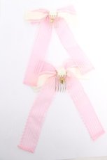 画像2: Angelic Pretty / Fleur Heartコーム  ピンク Y-26-04-07-008-AP-AC-SZ-ZY (2)
