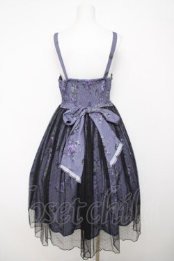 画像2: axes femme kawaii / クラシックブーケ柄ジャンスカ M パープル Y-26-04-07-059-AX-OP-SZ-ZY