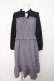 画像1: axes femme / 切り替えビスチェ風ワンピース M グレー Y-26-04-07-061-AX-OP-SZ-ZY (1)