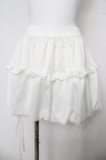 axes femme POETIQUE / クラゲバルーンミニスカート M 白 Y-26-04-07-067-AX-SK-SZ-ZY