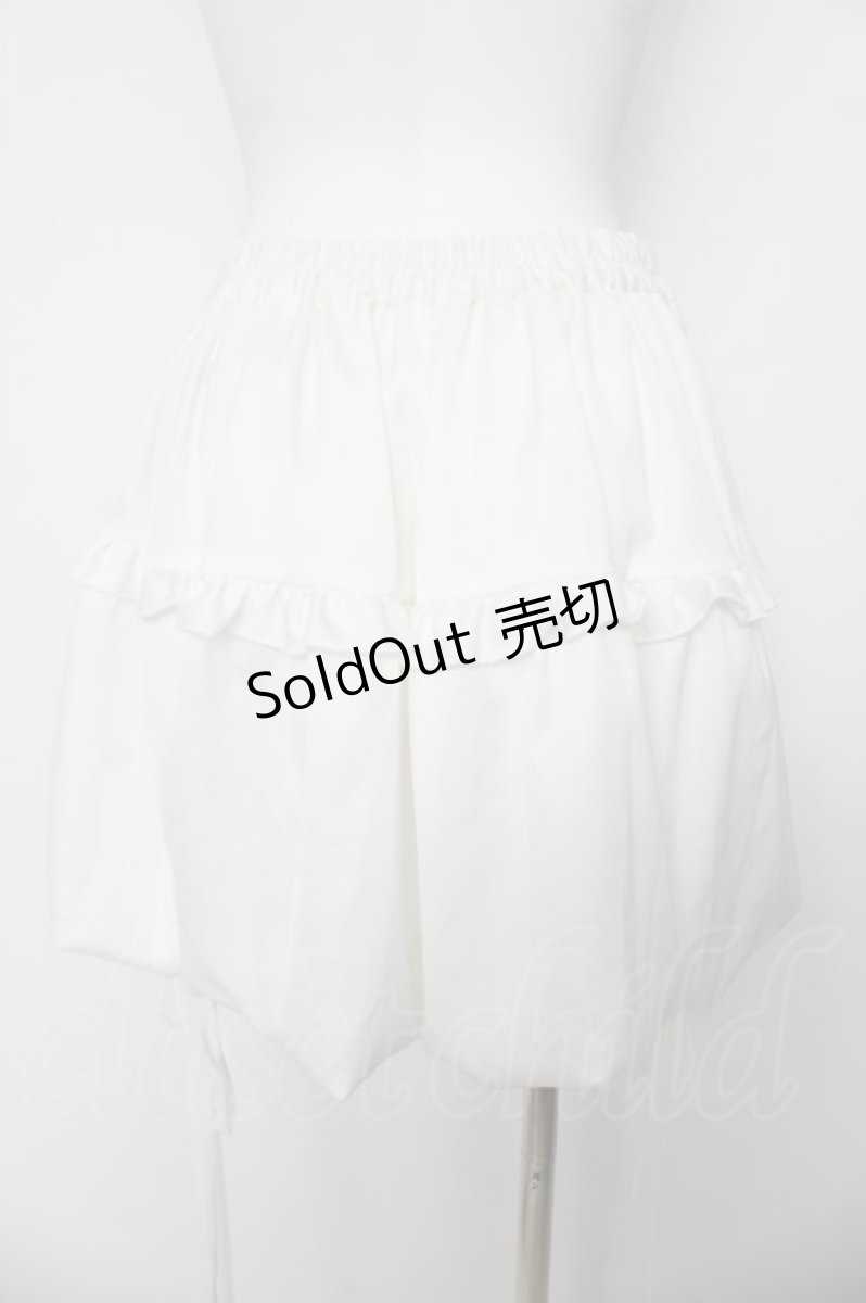 画像2: axes femme POETIQUE / クラゲバルーンミニスカート M 白 Y-26-04-07-067-AX-SK-SZ-ZY (2)