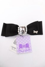 画像1: Angelic Pretty / Classy Ladyバレッタ  黒 Y-26-04-07-010-AP-AC-SZ-ZY (1)