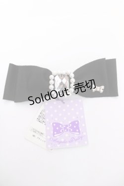 画像1: Angelic Pretty / Classy Ladyバレッタ  黒 Y-26-04-07-010-AP-AC-SZ-ZY