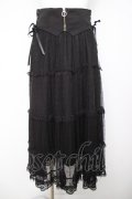 axes femme / ベルト付チュールスカート F 黒 Y-26-04-07-068-AX-SK-SZ-ZY