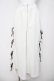 画像1: axes femme POETIQUE / ペチ付リボンラインロングスカート M 白 Y-26-04-07-069-AX-SK-SZ-ZY (1)