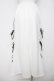 画像2: axes femme POETIQUE / ペチ付リボンラインロングスカート M 白 Y-26-04-07-069-AX-SK-SZ-ZY (2)