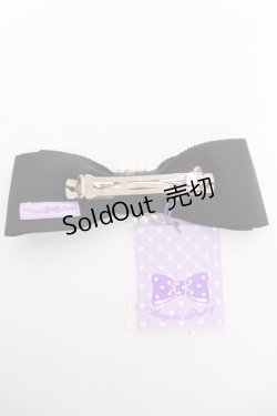 画像2: Angelic Pretty / Classy Ladyバレッタ  黒 Y-26-04-07-010-AP-AC-SZ-ZY