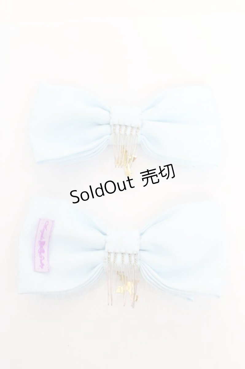 画像2: Angelic Pretty / オーガンジークロスコーム  サックス Y-26-04-07-011-AP-AC-SZ-ZY (2)