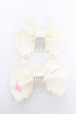 画像2: Angelic Pretty / きらきらビジューコーム  アイボリー Y-26-04-07-013-AP-AC-SZ-ZY