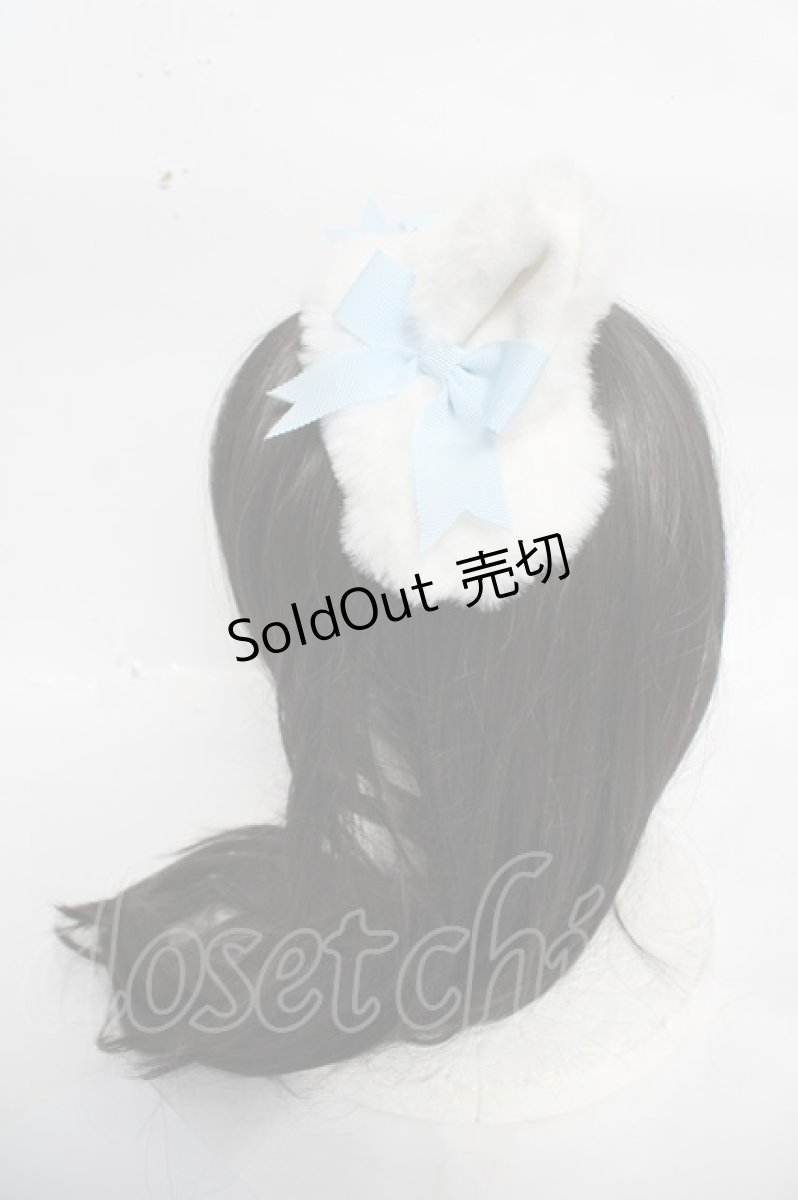 画像2: Angelic Pretty / Milk Catヘッドドレス  サックス Y-26-04-07-019-AP-AC-SZ-ZY (2)