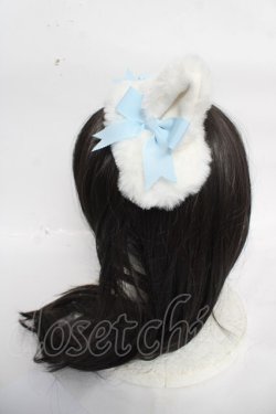 画像2: Angelic Pretty / Milk Catヘッドドレス  サックス Y-26-04-07-019-AP-AC-SZ-ZY