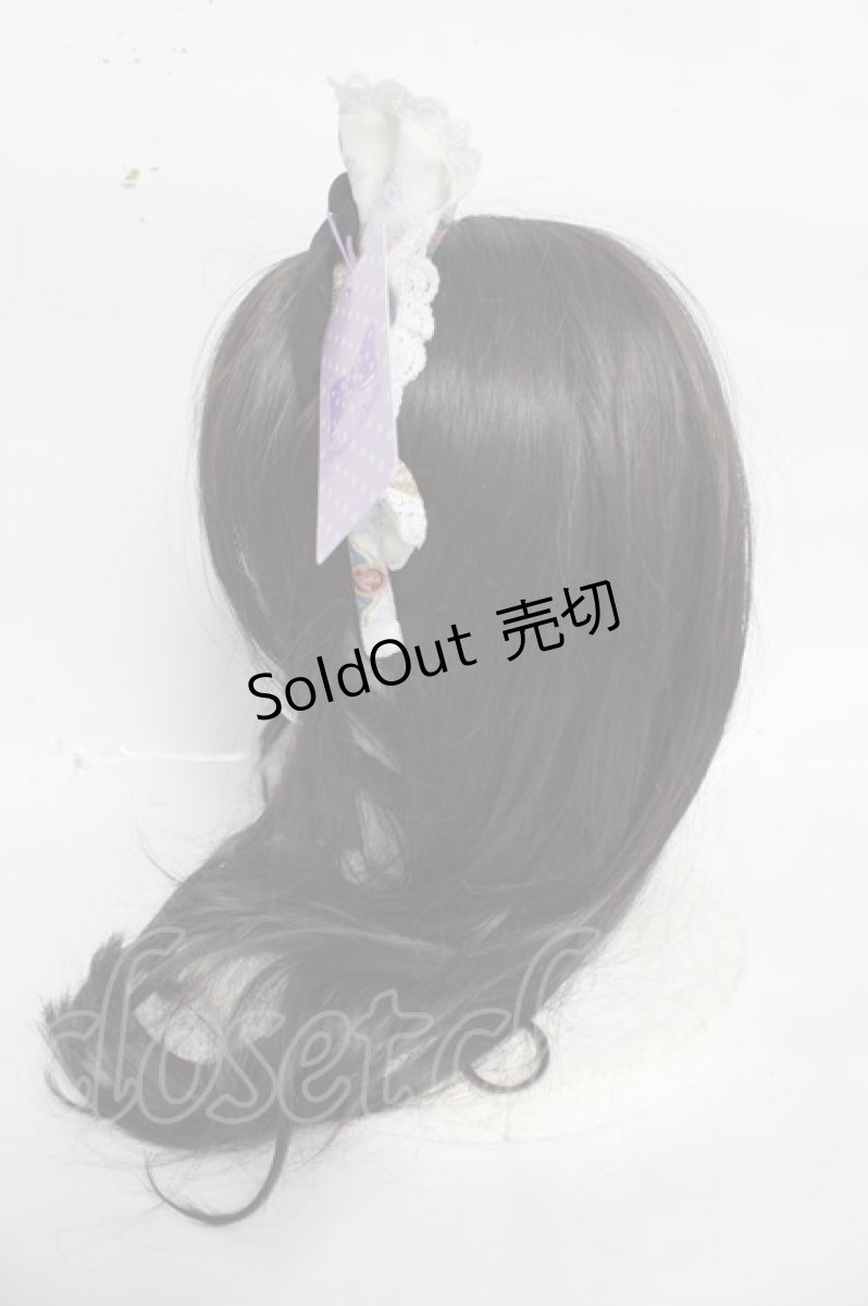 画像2: Angelic Pretty / Rose Tea Gardenカチューシャ  ブラック Y-26-04-07-021-AP-AC-SZ-ZY (2)