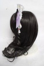 画像2: Angelic Pretty / Rose Tea Gardenカチューシャ  ブラック Y-26-04-07-021-AP-AC-SZ-ZY (2)