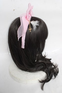 画像2: Angelic Pretty / 羽根チャームカチューシャ  ピンク Y-26-04-07-022-AP-AC-SZ-ZY