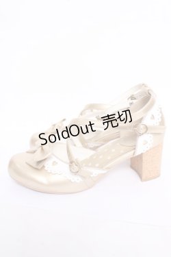 画像2: Angelic Pretty / Heartセパレートシューズ L ゴールド Y-26-04-07-028-AP-SH-SZ-ZY