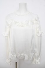 画像1: Angelic Pretty / Lacy Frillブラウス  白 Y-26-04-07-034-AP-BL-SZ-ZY (1)