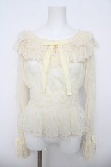 Angelic Pretty / Holy Rosaryブラウス  アイボリー Y-26-04-07-035-AP-BL-SZ-ZY