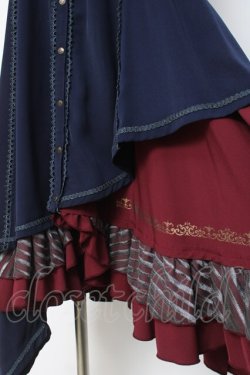 画像6: Ozz oneste / 薔薇刺繍ロングベストワンピース  紺 Y-26-04-09-032-OO-OP-SZ-ZY