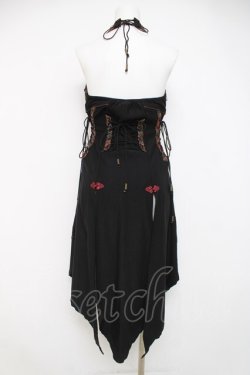 画像3: Ozz oneste / ホルターネックロングベスト  黒 Y-26-04-09-033-OO-TO-SZ-ZY