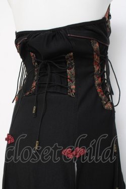 画像4: Ozz oneste / ホルターネックロングベスト  黒 Y-26-04-09-033-OO-TO-SZ-ZY