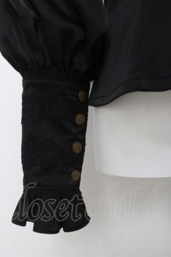 画像3: Hoshibako Works / レースデザインブラウス  黒 Y-26-04-09-035-LO-BL-SZ-ZY