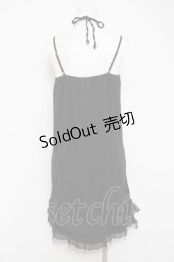 画像2: axes femme / ストラップ付きインナーワンピース  黒 Y-26-04-09-037-AX-OP-SZ-ZY