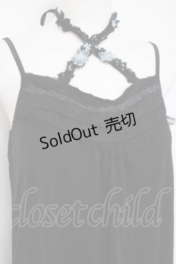 画像3: axes femme / ストラップ付きインナーワンピース  黒 Y-26-04-09-037-AX-OP-SZ-ZY