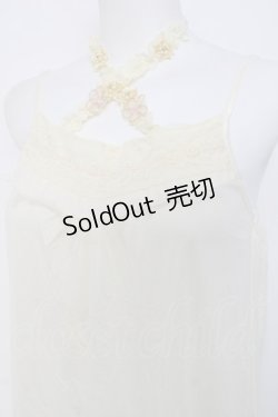 画像3: axes femme / ストラップ付きインナーワンピース  生成り Y-26-04-09-038-AX-OP-SZ-ZY