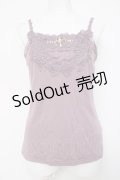 axes femme / ドライフラワービジューキャミソール  ラベンダー Y-26-04-09-040-AX-TO-SZ-ZY