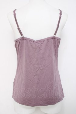 画像2: axes femme / ドライフラワービジューキャミソール  ラベンダー Y-26-04-09-040-AX-TO-SZ-ZY