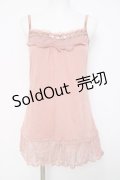 axes femme / ミニローズロングキャミ  ピンク Y-26-04-09-041-AX-TO-SZ-ZY