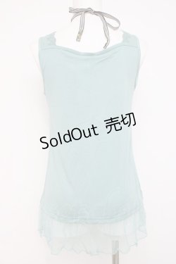 画像2: axes femme / ストライプホルターキャミソール  グリーン Y-26-04-09-042-AX-TO-AS-ZY