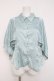 画像1: axes femme / ジャガードチャイナブラウス  ミント Y-26-04-09-050-AX-BL-AS-ZY (1)