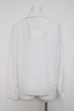 画像2: axes femme kawaii / レース配色ブラウス  シロ Y-26-04-09-052-AX-BL-SZ-ZY