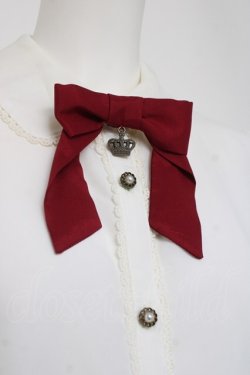 画像3: axes femme kawaii / レース配色ブラウス  シロ Y-26-04-09-052-AX-BL-SZ-ZY