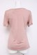 画像2: axes femme / レース配色Tシャツ  ピンク Y-26-04-09-055-AX-TO-AS-ZY (2)