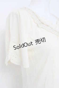 画像3: axes femme / 袖モチーフ付きインナープルオーバー  オフ Y-26-04-09-058-AX-TO-AS-ZY