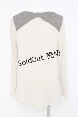 画像2: axes femme / エッフェル塔プリントカットソー  オフ Y-26-04-09-063-AX-TO-AS-ZY