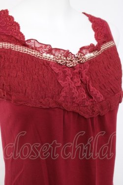 画像3: axes femme / レースデザインタンク   Y-26-04-09-065-AX-TO-AS-ZY